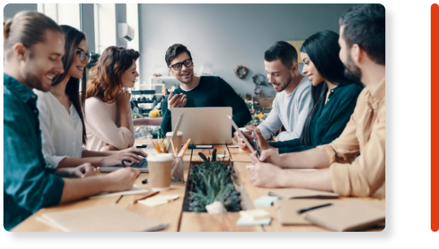 représentation de collaborateurs d’entreprise