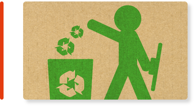 représentation d’une image de sensibilisation au recyclage