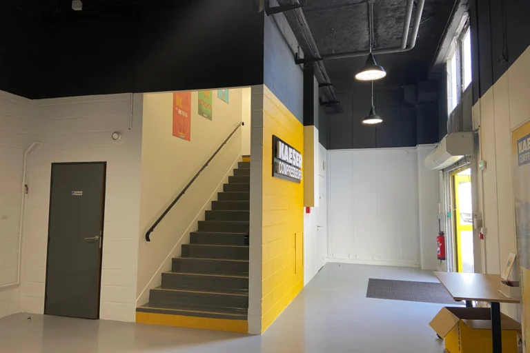 Accueil de l’entreprise après rénovation