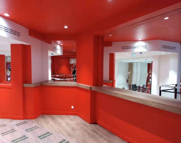 Travaux de réhabilitation d’un cinéma